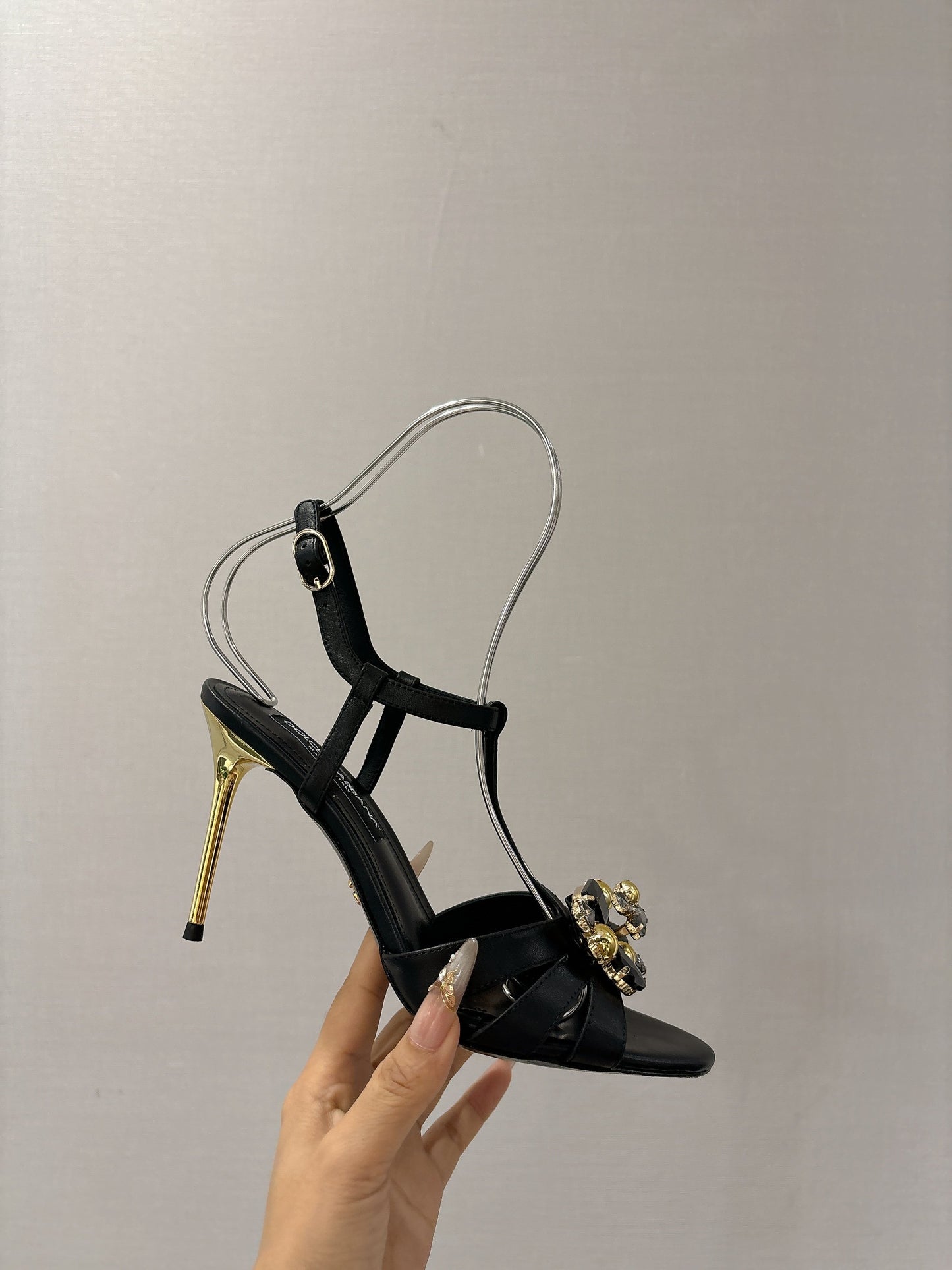 Dolce & Gabbana Rhinestone Heeled Sandals