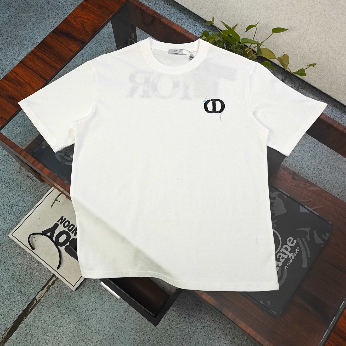 Dior Embroidered Logo Cotton T-Shirt – 2026SS