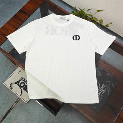 Dior Embroidered Logo Cotton T-Shirt – 2026SS