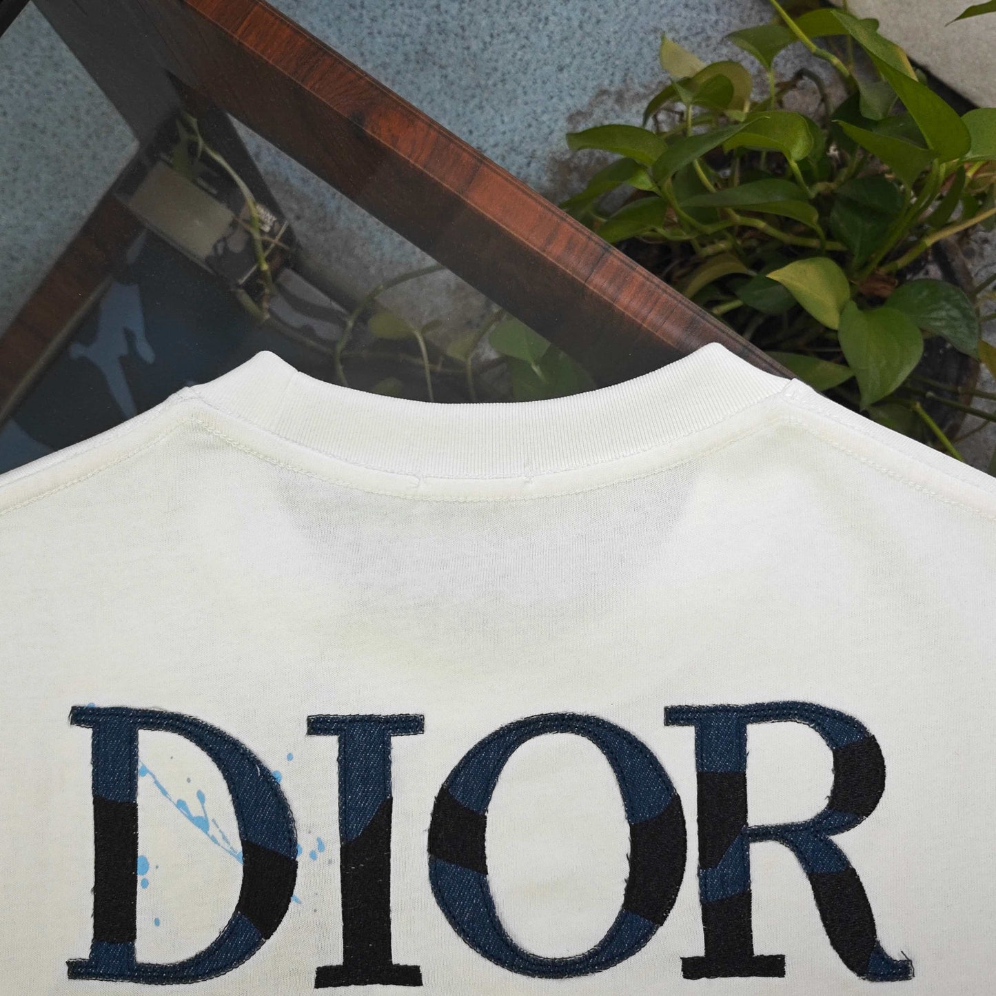 Dior Embroidered Logo Cotton T-Shirt – 2026SS