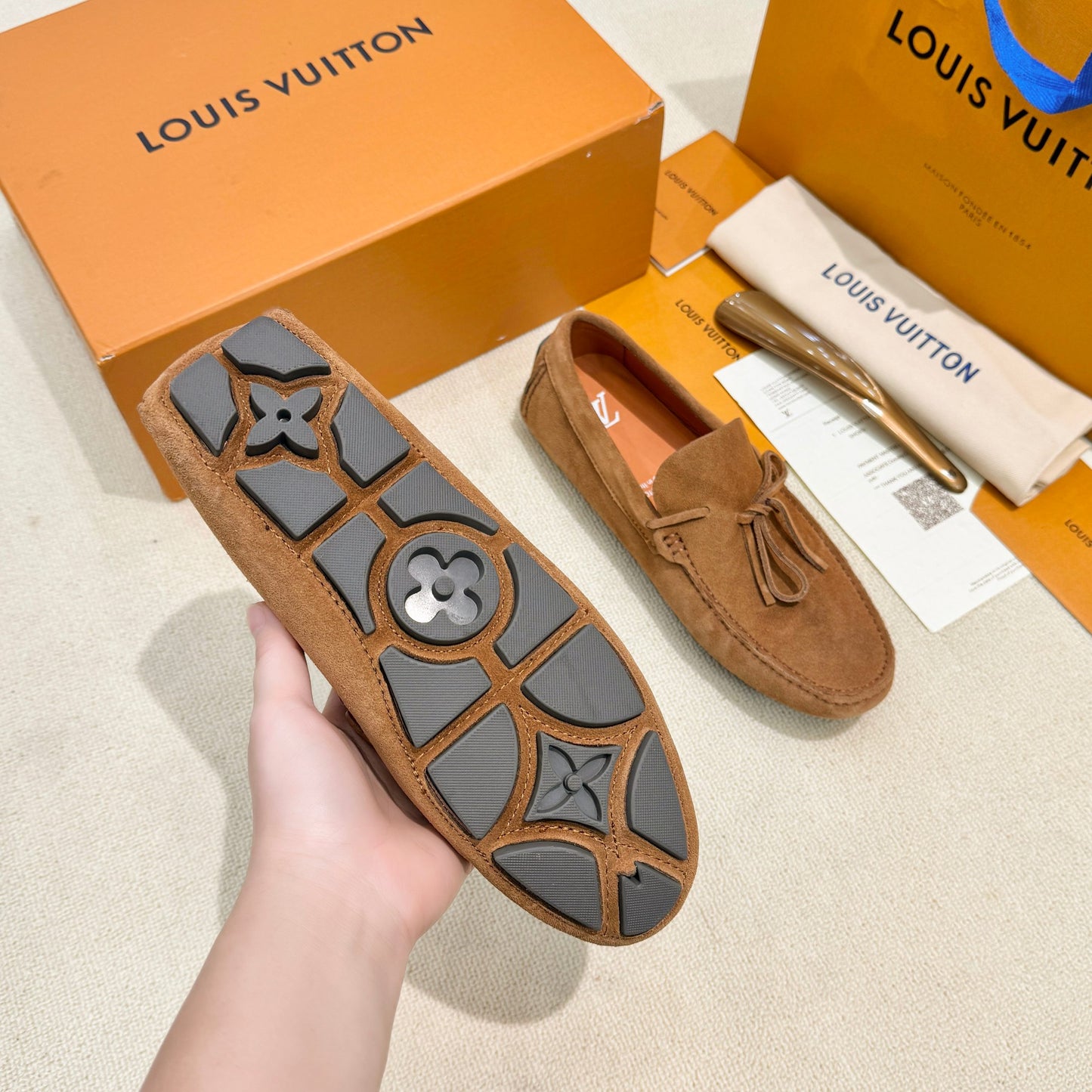 Louis Vuitton Leather Driving Shoes