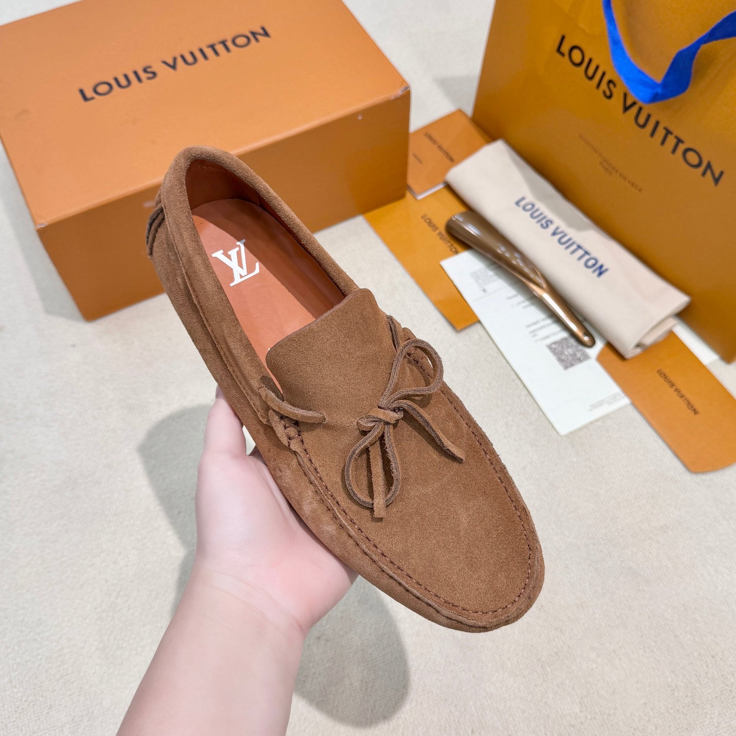 Louis Vuitton Leather Driving Shoes