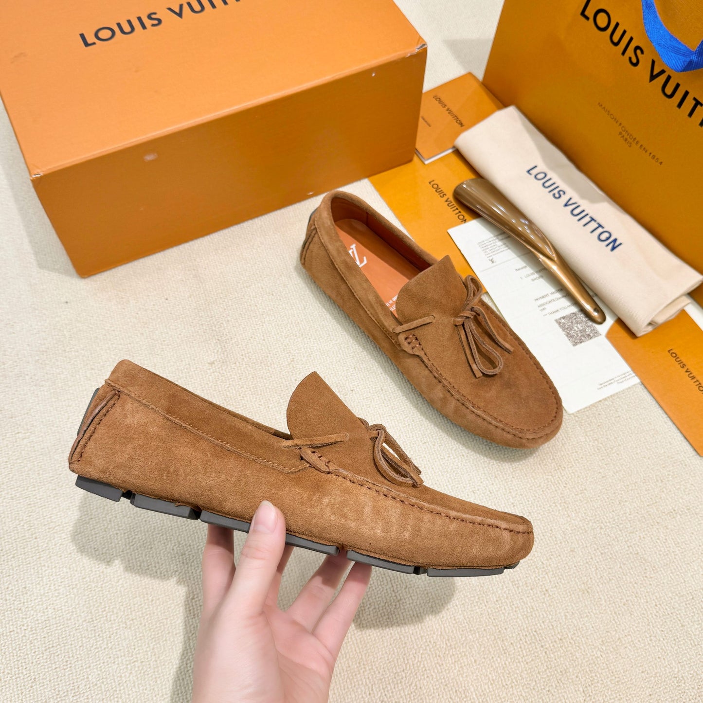 Louis Vuitton Leather Driving Shoes