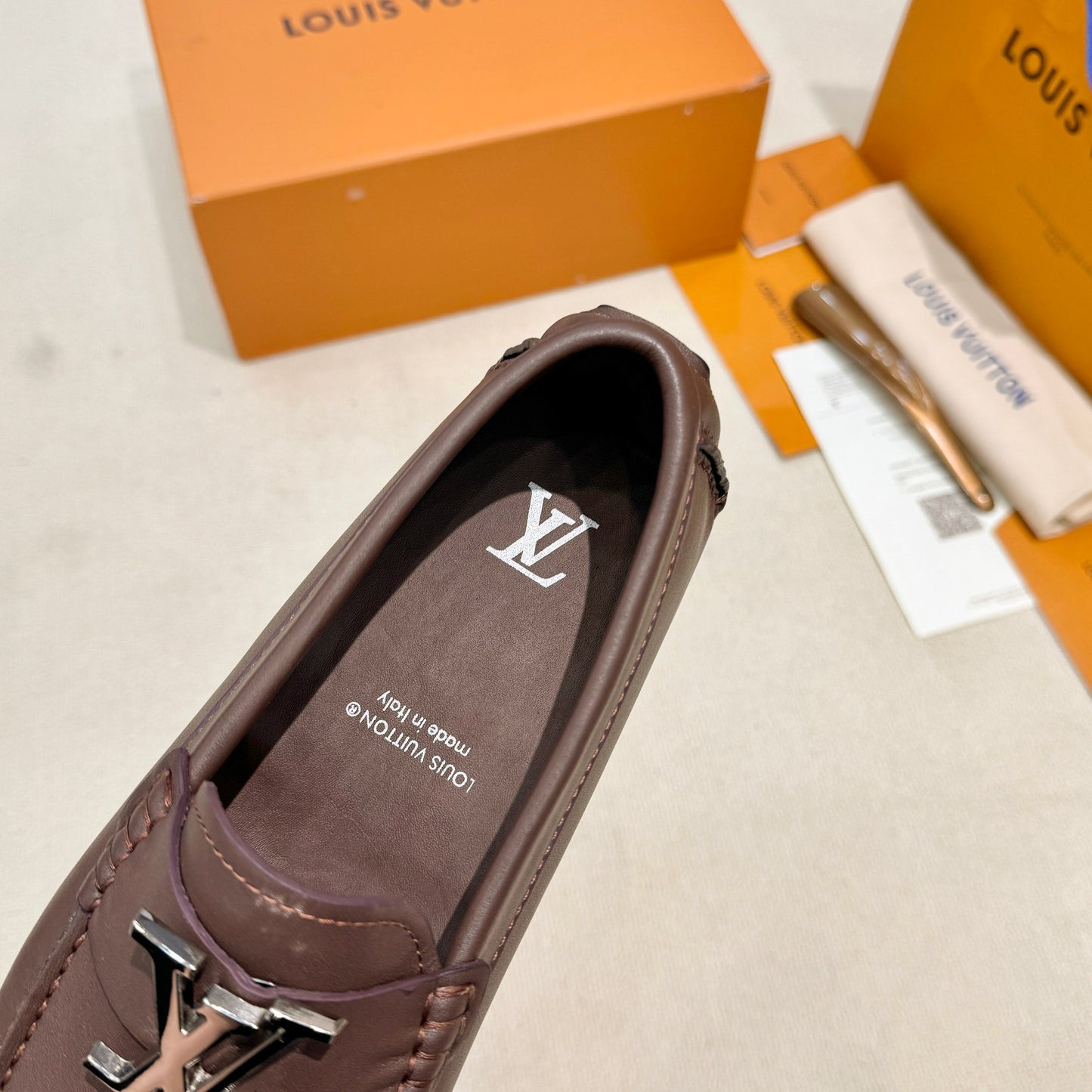 Louis Vuitton Leather Driving Shoes