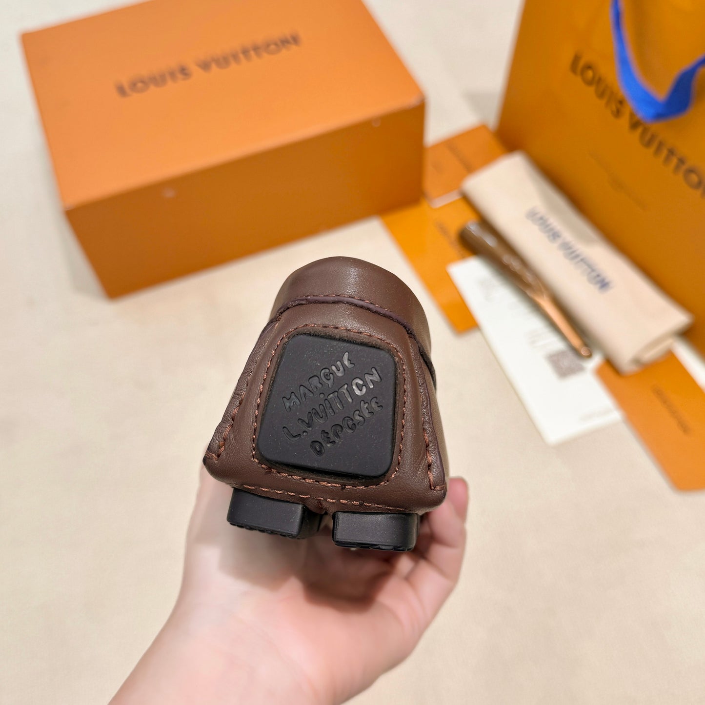 Louis Vuitton Leather Driving Shoes