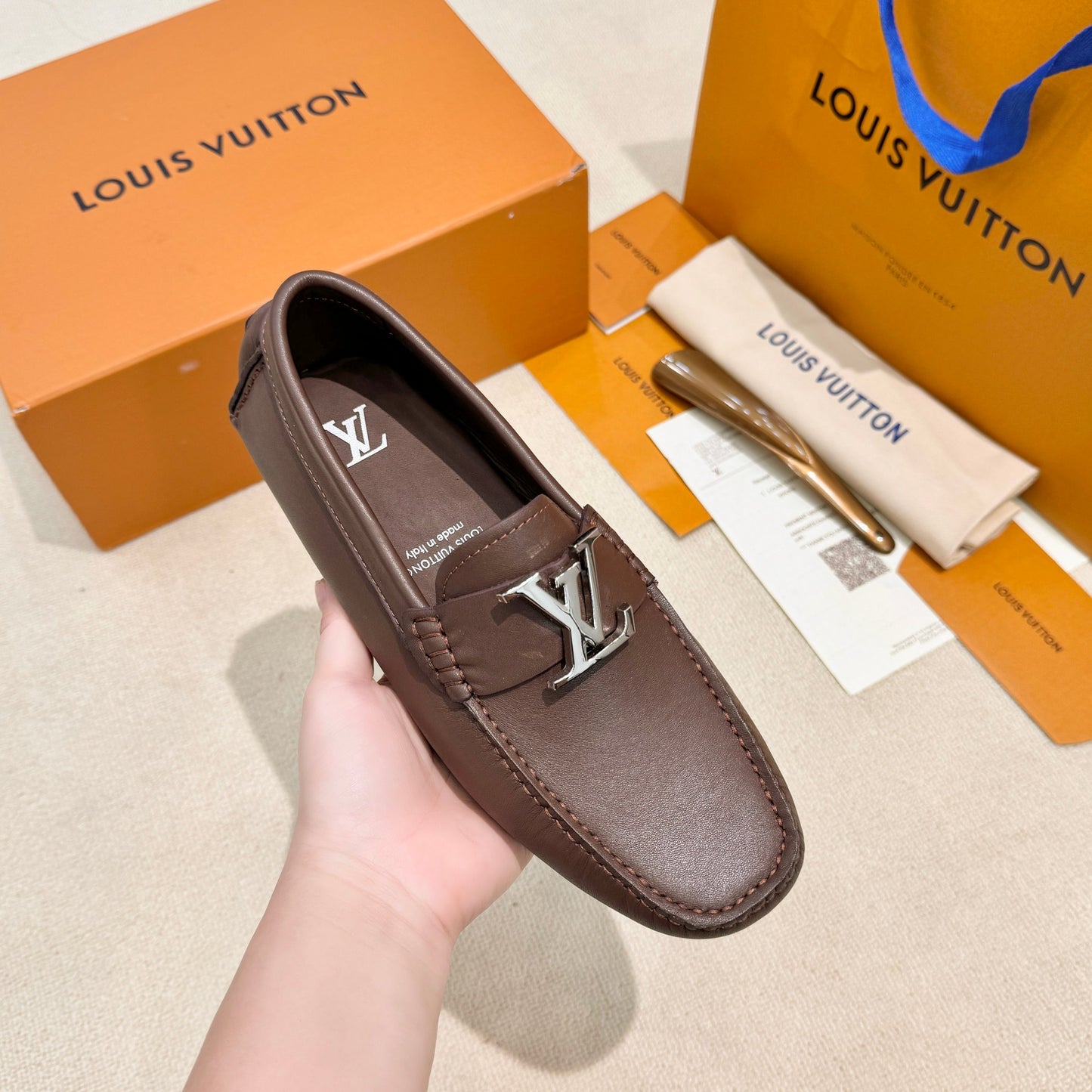 Louis Vuitton Leather Driving Shoes