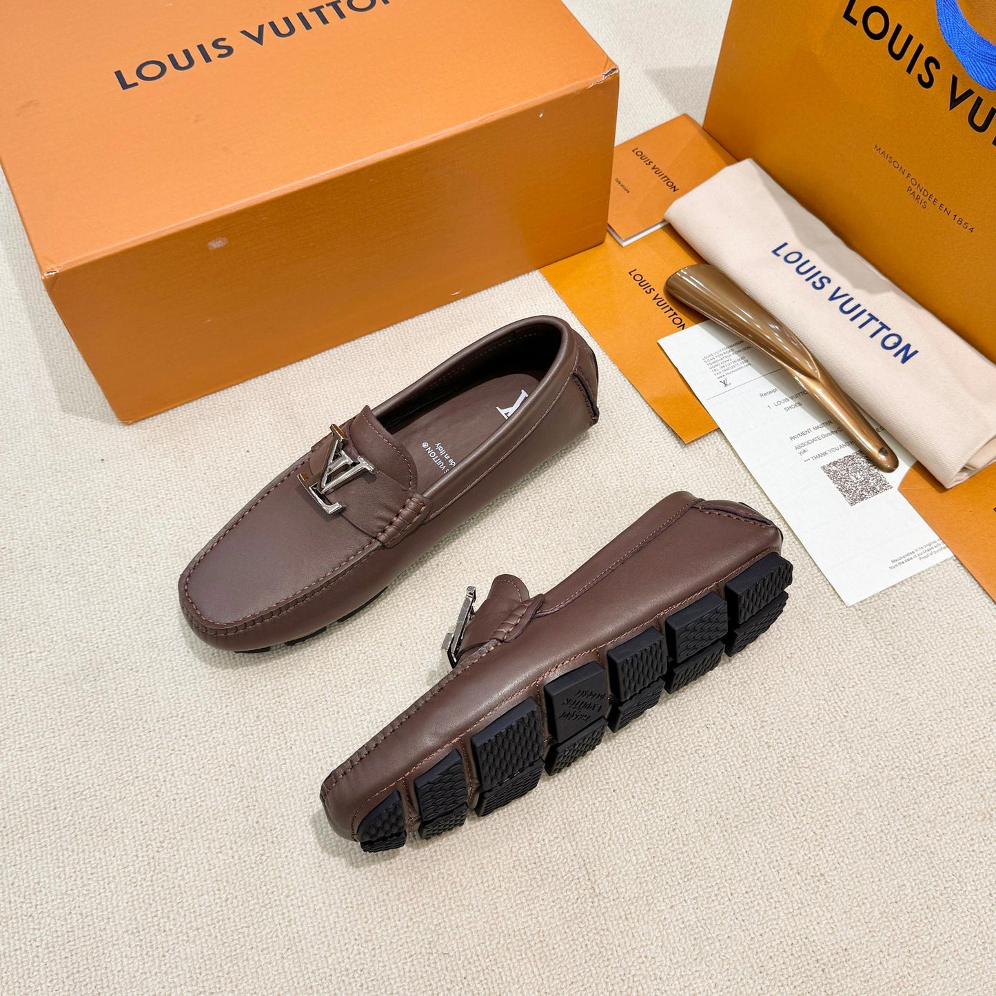 Louis Vuitton Leather Driving Shoes