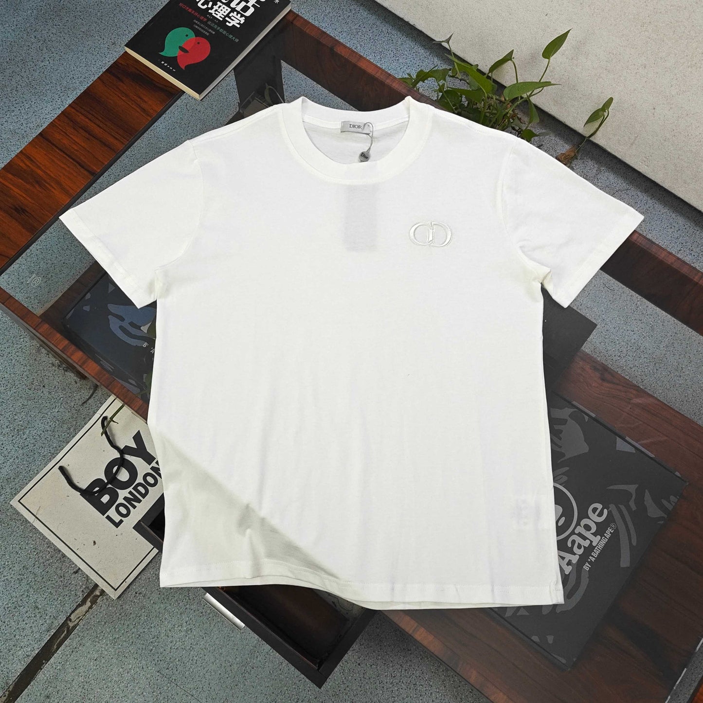 Dior Embroidered Logo Cotton T-Shirt – 2026