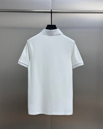 Dior Embroidered Letter Polo Shirt