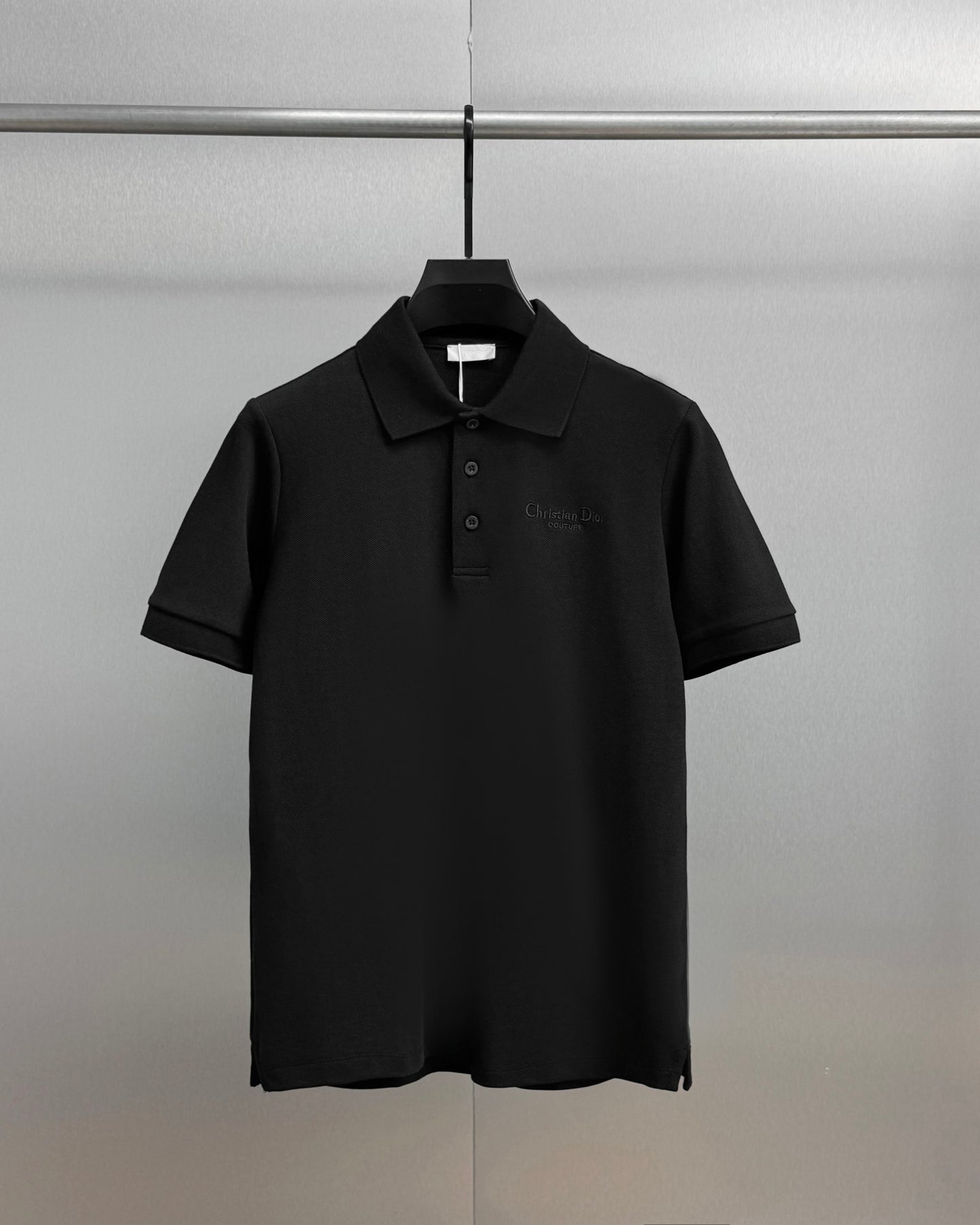 Dior Embroidered Letter Polo Shirt
