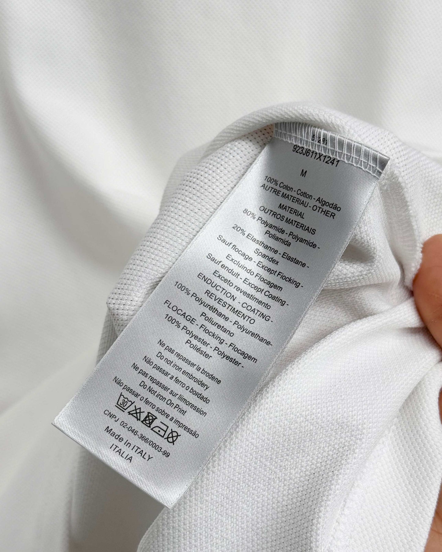 Dior Embroidered Letter Polo Shirt