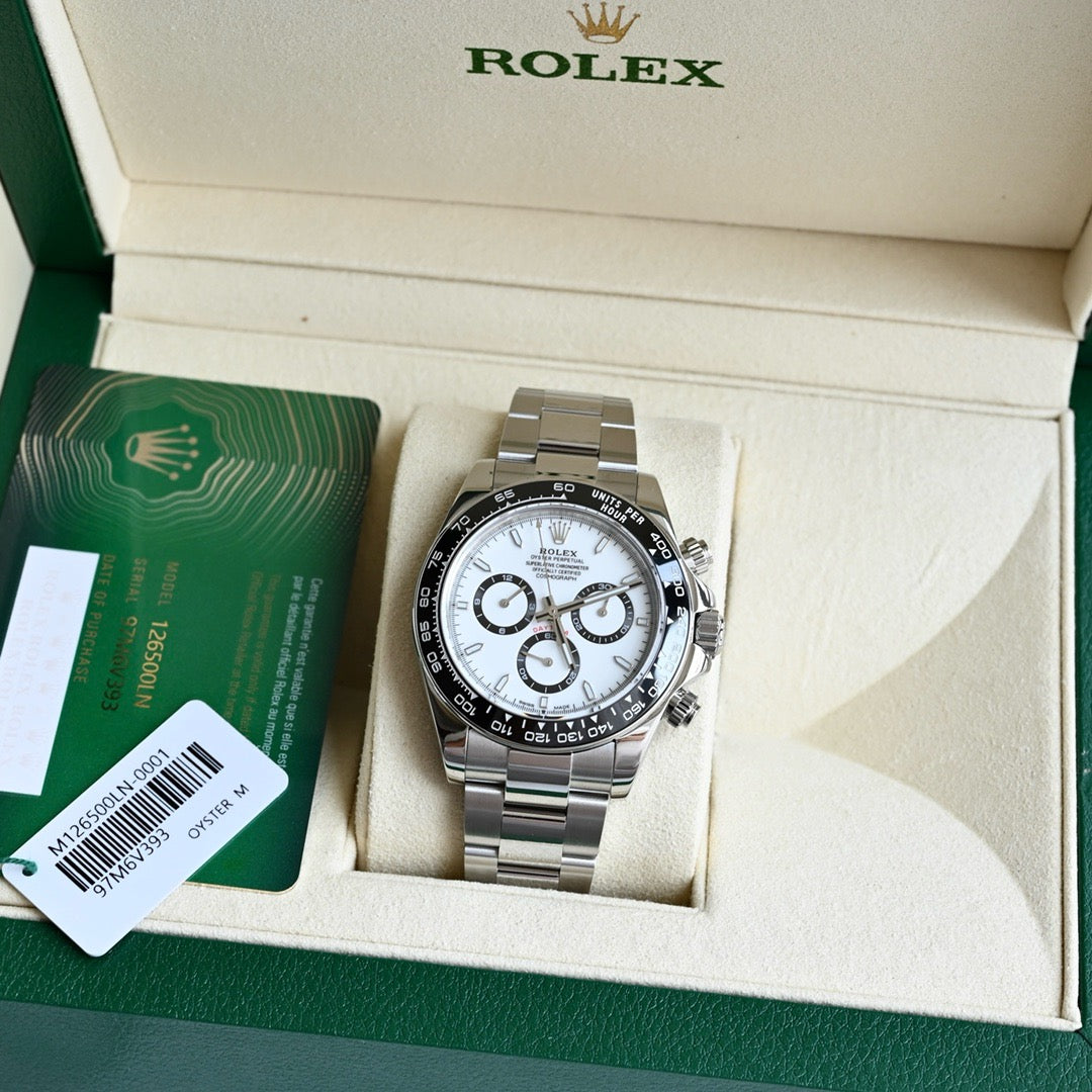 Rolex Cosmograph Daytona "Panda" Dial Watch – 40mm