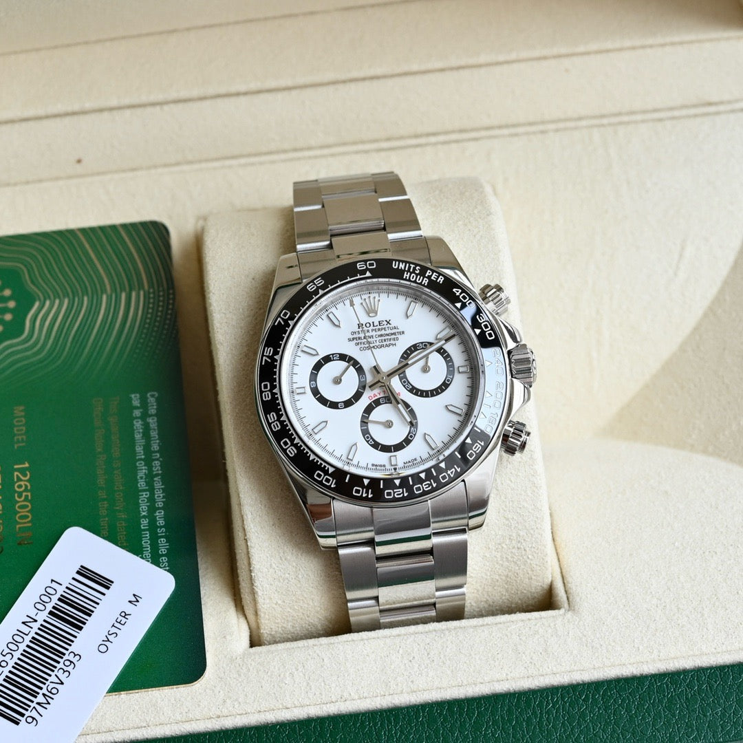 Rolex Cosmograph Daytona "Panda" Dial Watch – 40mm