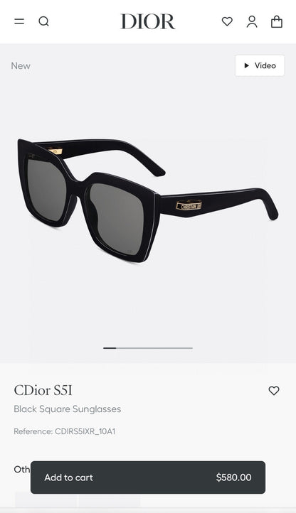Dior Cdior S5F Sunglasses