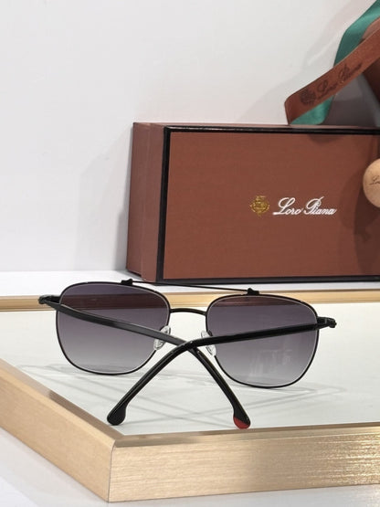 Loro Piana Titanium Aviator Sunglasses