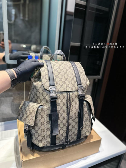 Gucci Double G Print Backpack