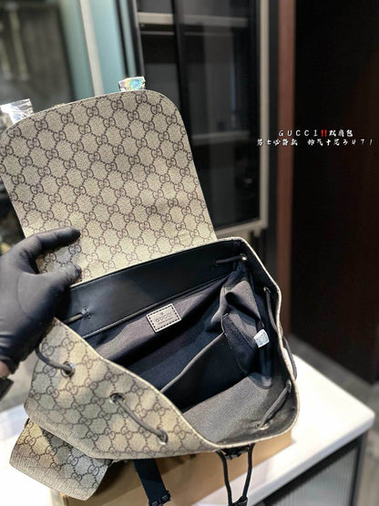 Gucci Double G Print Backpack