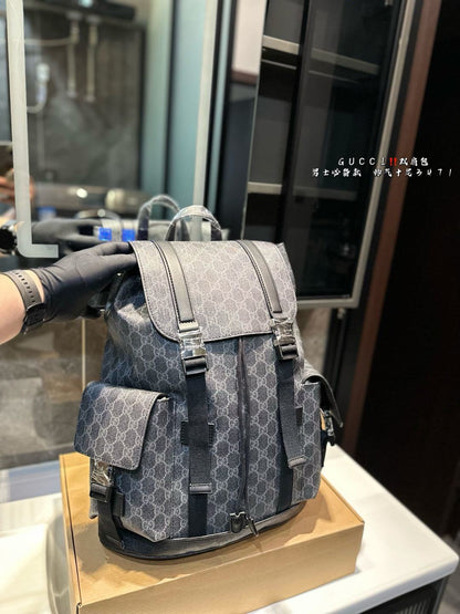 Gucci Double G Print Backpack