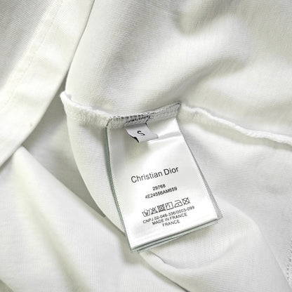 Dior Rhinestone Logo Embroidery T-Shirt – 2026SS