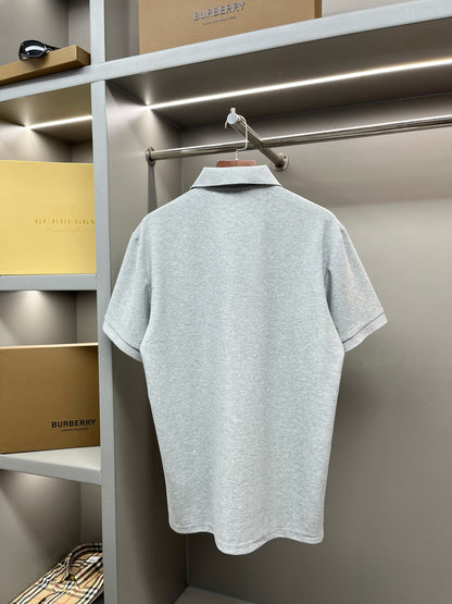 Burberry Warhorse Embroidered Piqué Cotton Polo Shirt