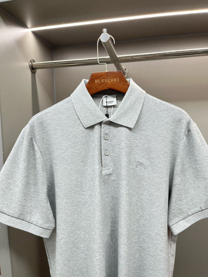 Burberry Warhorse Embroidered Piqué Cotton Polo Shirt