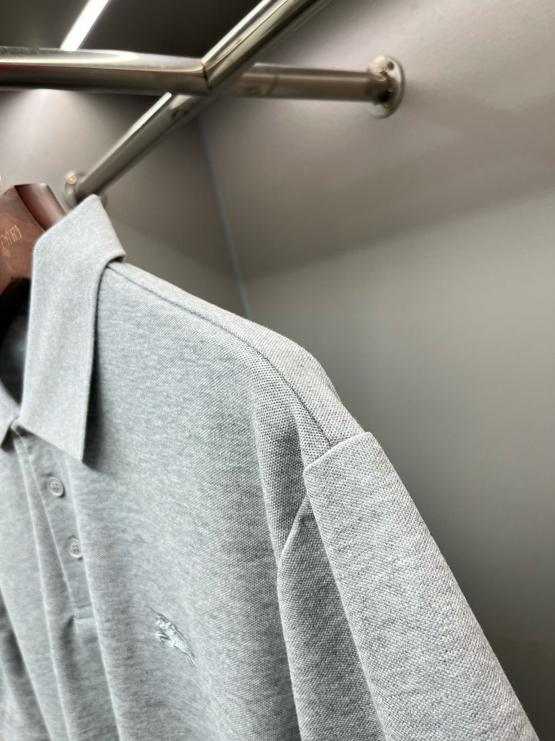 Burberry Warhorse Embroidered Piqué Cotton Polo Shirt
