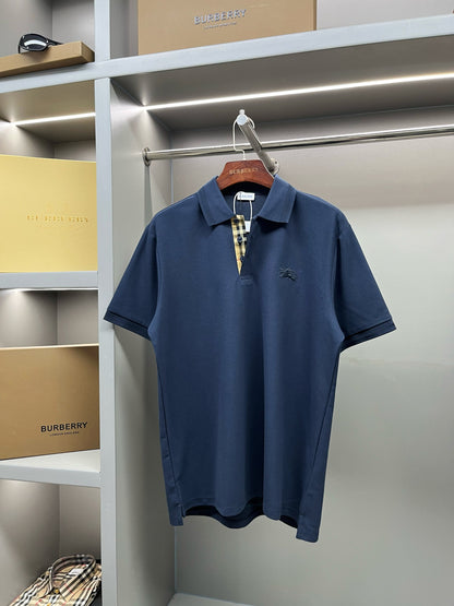 Burberry Knight Embroidered Piqué Cotton Polo Shirt – 2025 Spring/Summer Collection