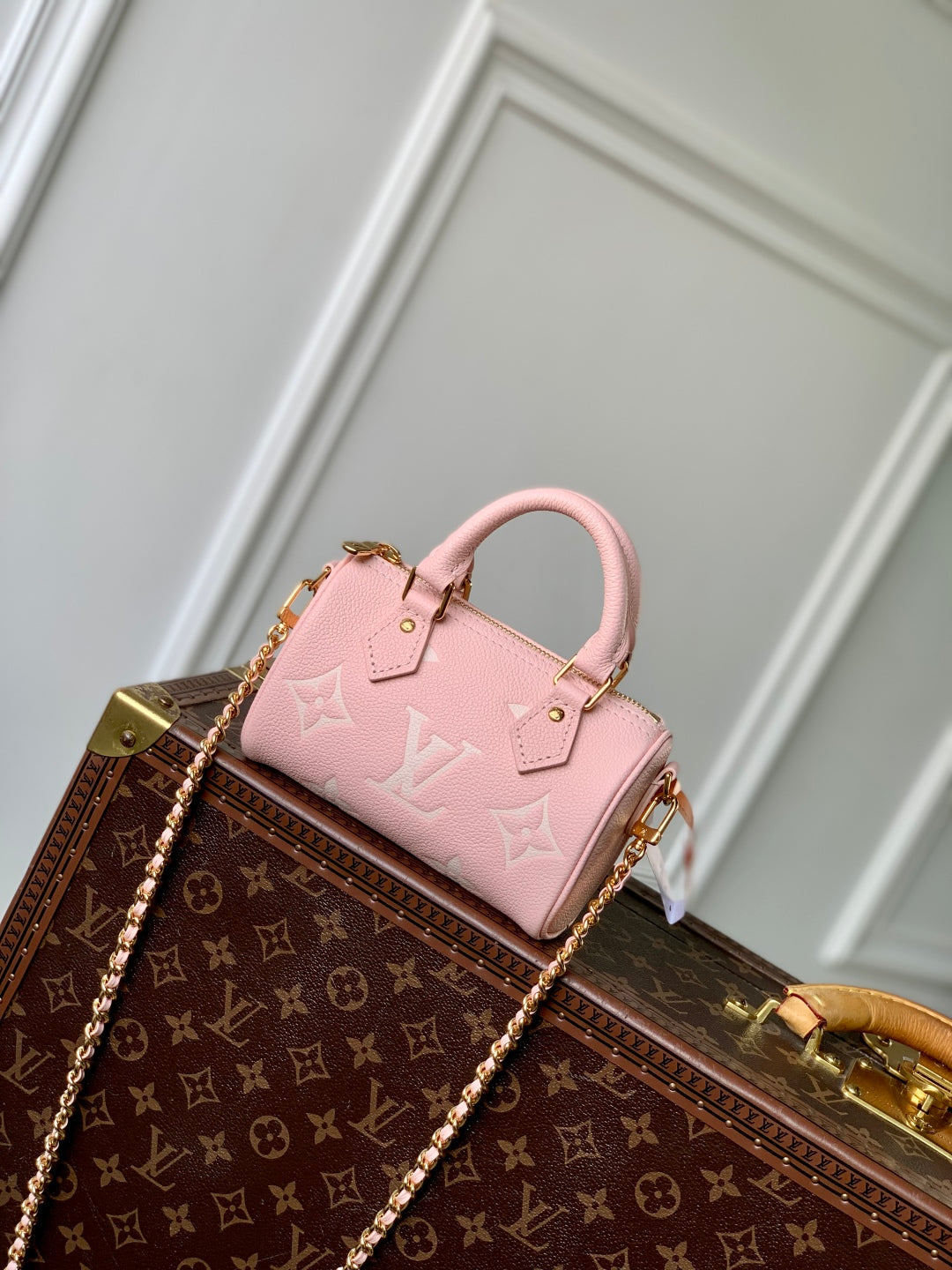 Louis Vuitton Nano Speedy Handbag