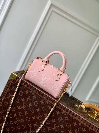 Louis Vuitton Nano Speedy Handbag