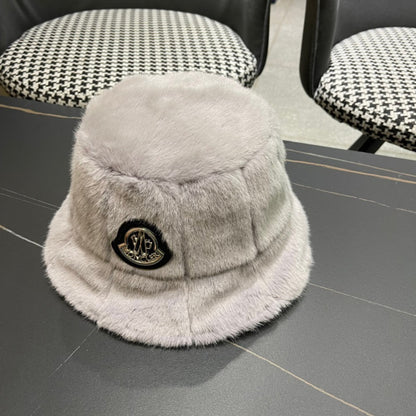 Moncler Fluffy Autumn/Winter Bucket Hat