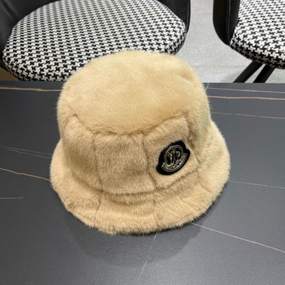 Moncler Fluffy Autumn/Winter Bucket Hat
