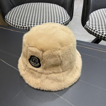 Moncler Fluffy Autumn/Winter Bucket Hat