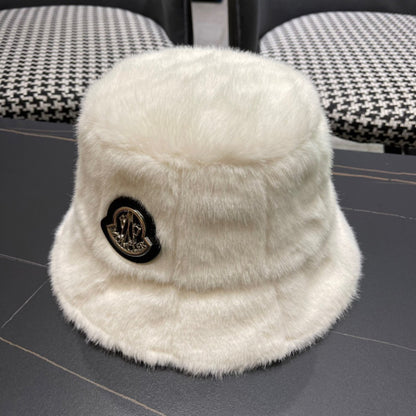 Moncler Fluffy Autumn/Winter Bucket Hat