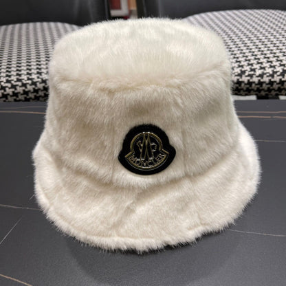 Moncler Fluffy Autumn/Winter Bucket Hat