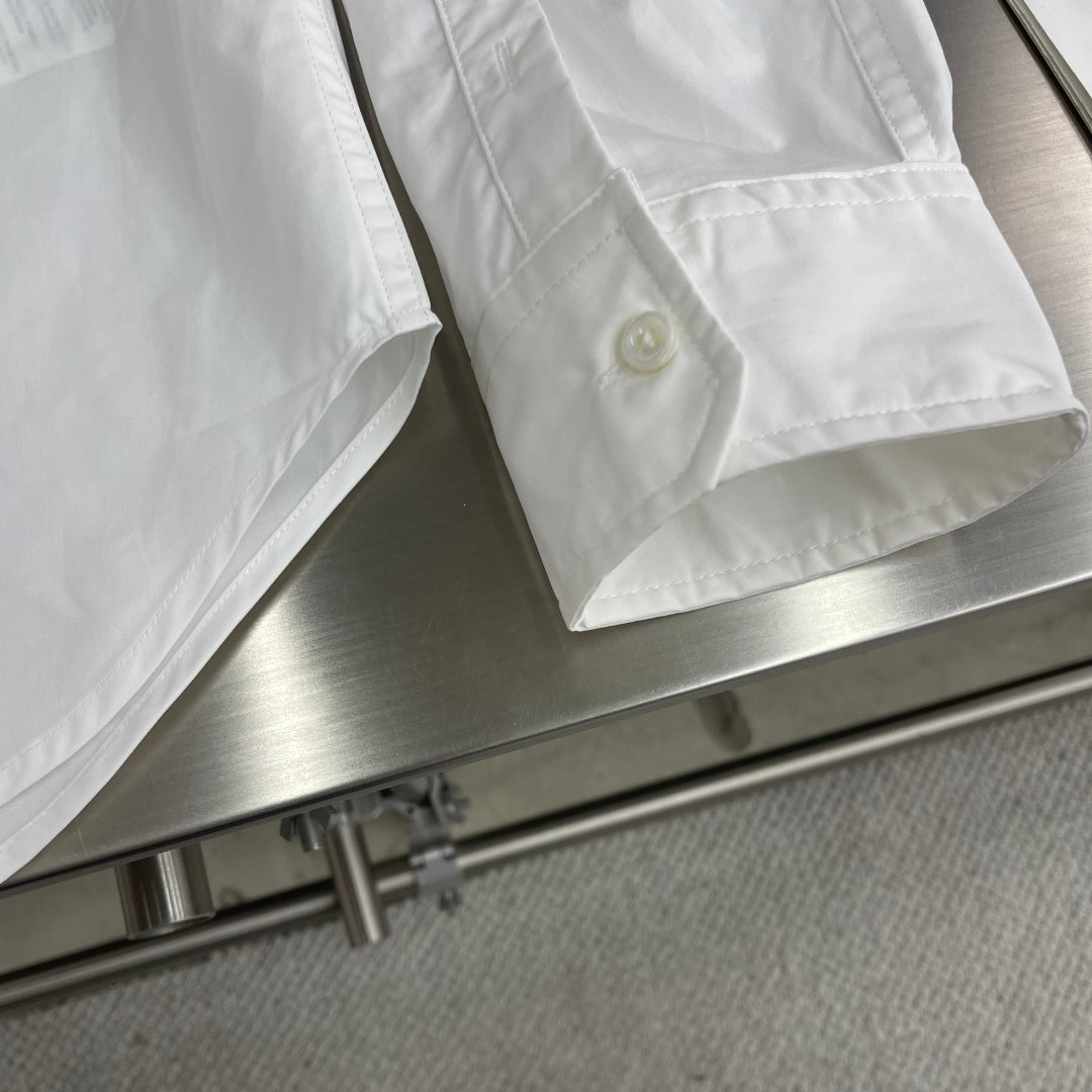Loewe Anagram Embroidered Pocket Shirt in P-Soft Cotton