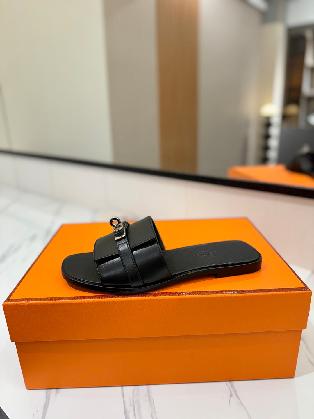 Hermès Classic Timeless Leather Sandals