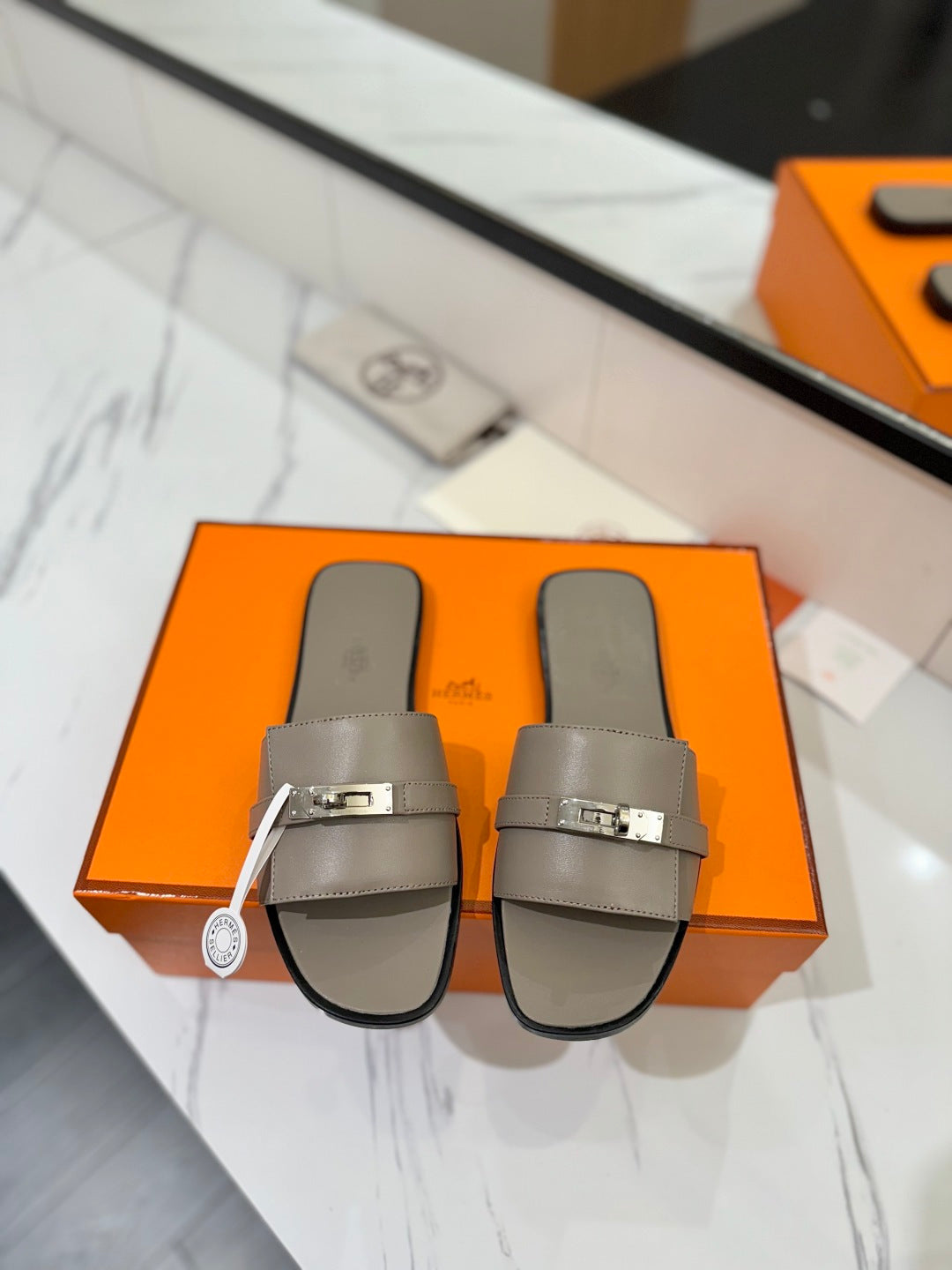 Hermès Classic Timeless Leather Sandals