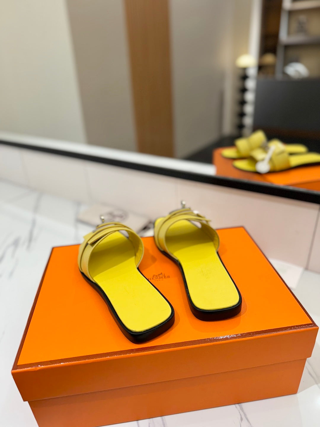 Hermès Classic Timeless Leather Sandals