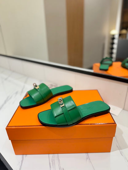 Hermès Classic Timeless Leather Sandals