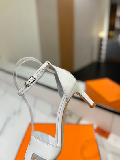 Hermès Classic Smooth Cowhide Heels – 6.5cm