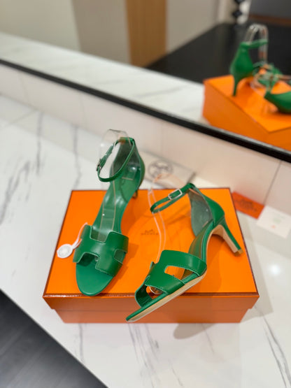 Hermès Classic Smooth Cowhide Heels – 6.5cm