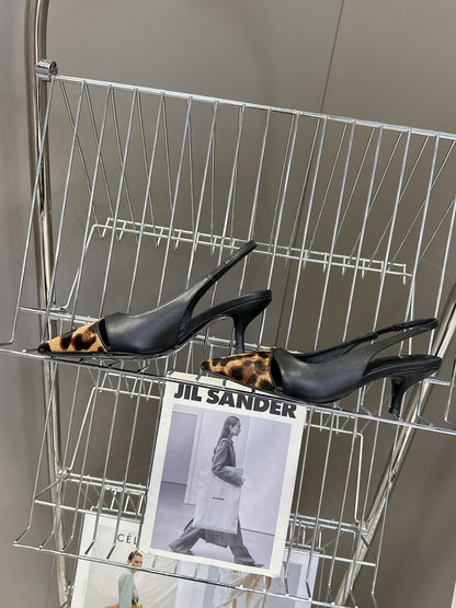 Celine Triomphe Calfskin Heels – Spring/Summer Collection