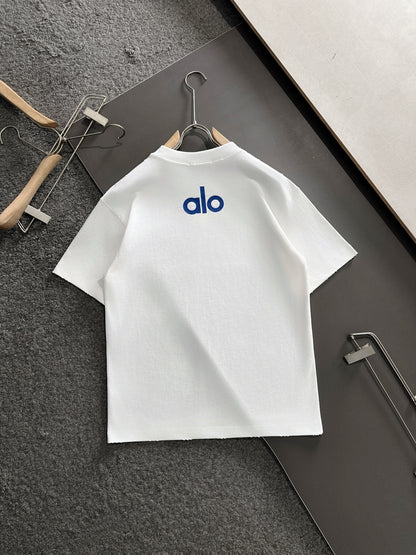 Alo Yoga Double-Yarn Cotton T-Shirt – 25SS Collection