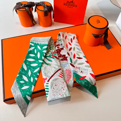 Hermès Twill Silk Scarf – Bird Kingdom