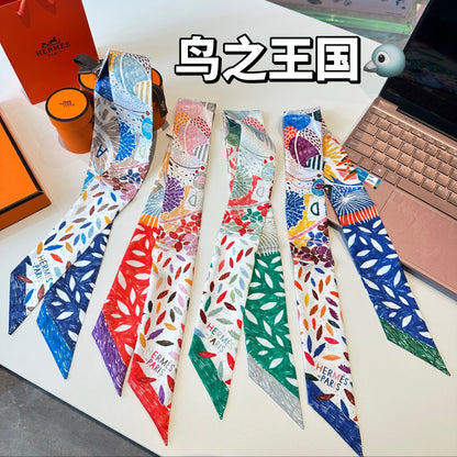 Hermès Twill Silk Scarf – Bird Kingdom