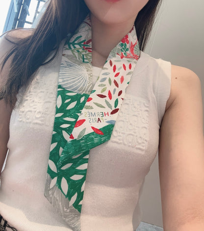 Hermès Twill Silk Scarf – Bird Kingdom