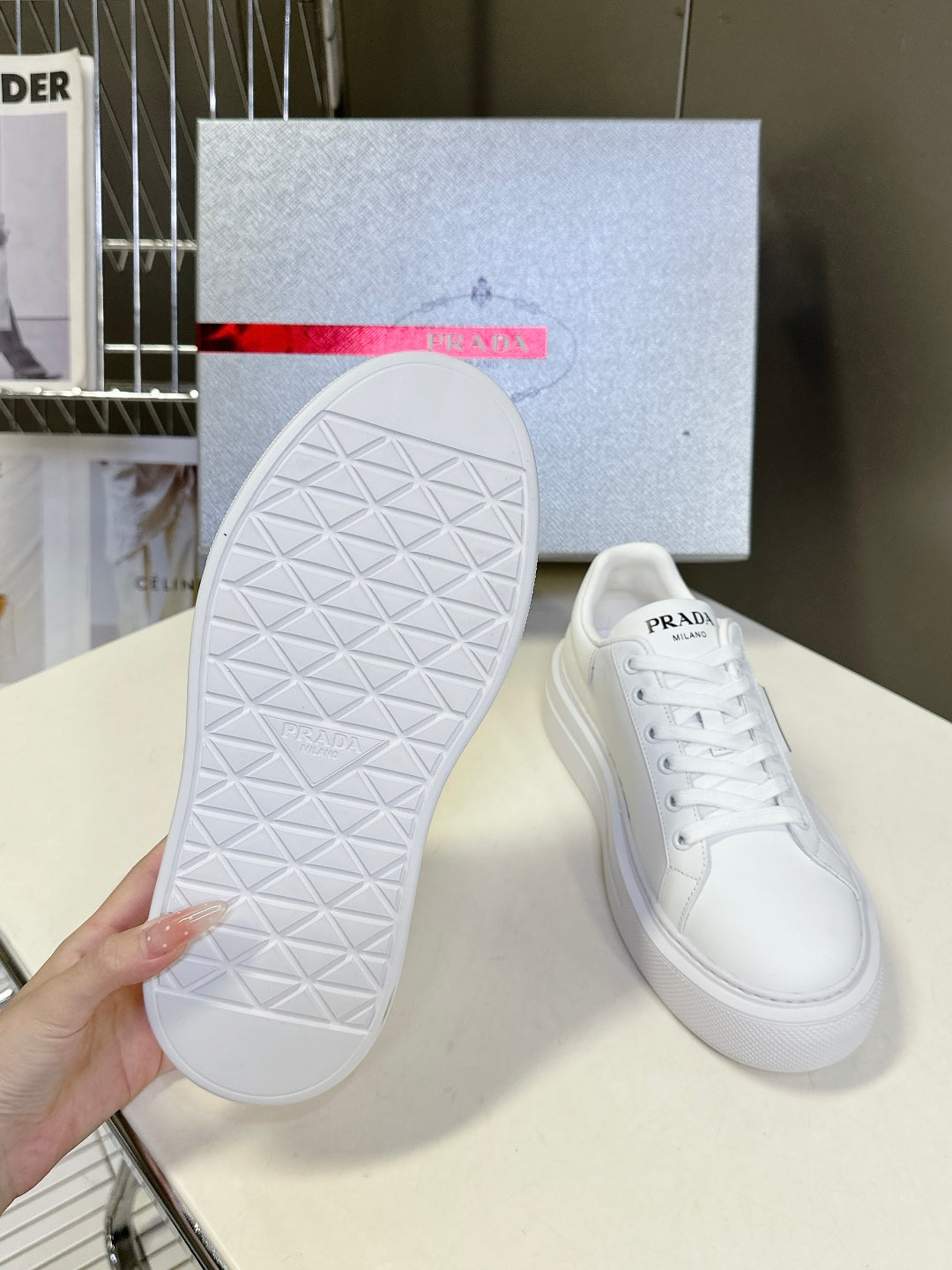 Prada Retro Platform Sneakers