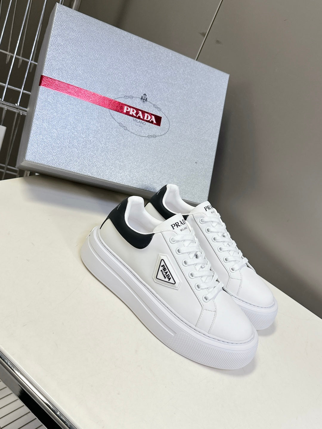 Prada Retro Platform Sneakers