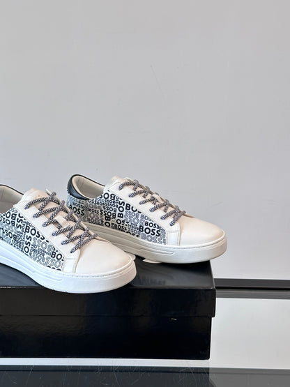 Boss Italian-Made Cupsole Sneakers