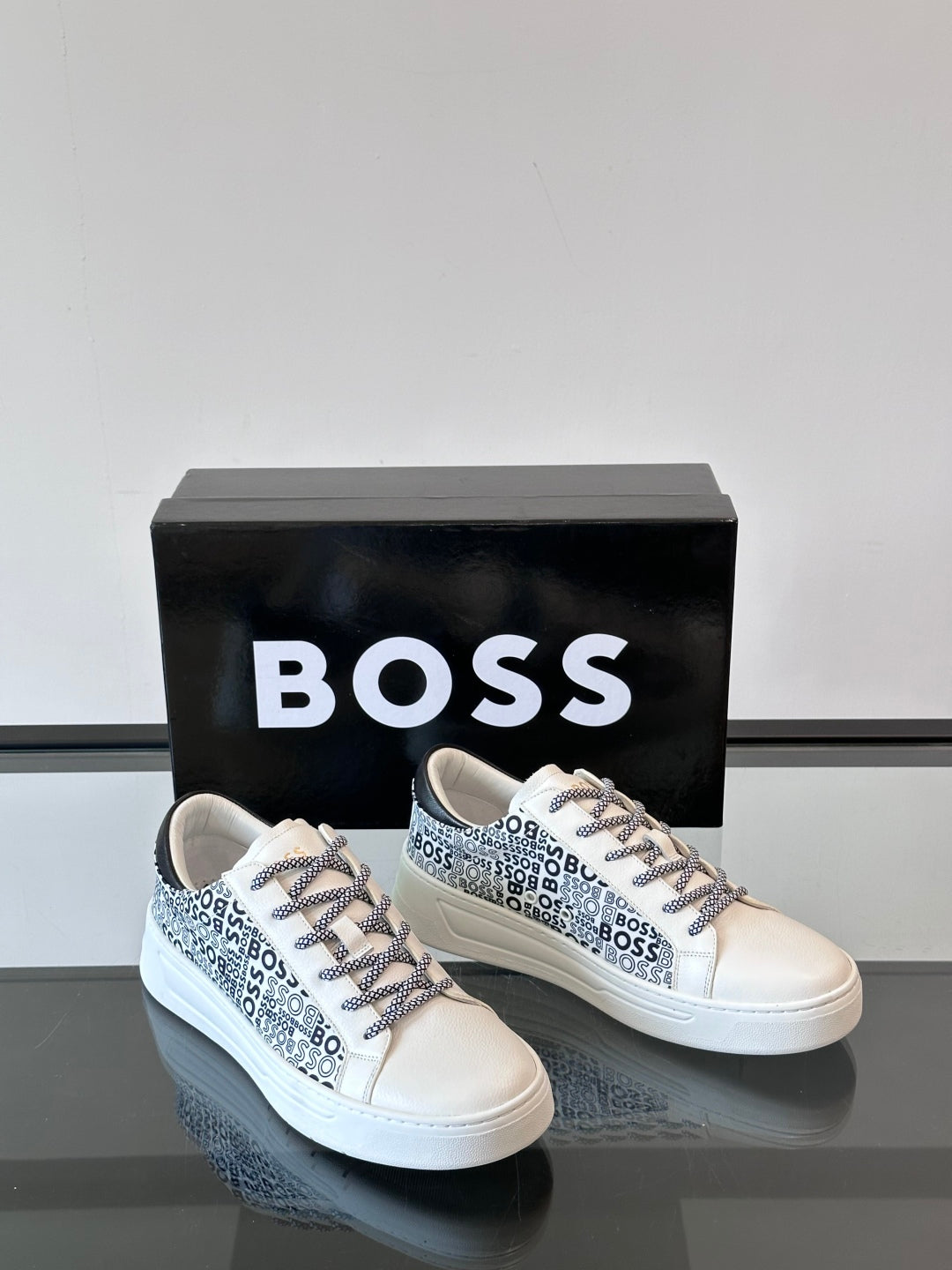 Boss Italian-Made Cupsole Sneakers